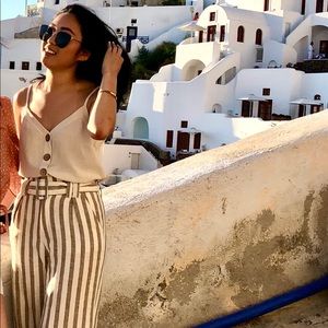 [Stradivarius] Striped Pants from Greece